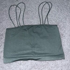 Green tank top